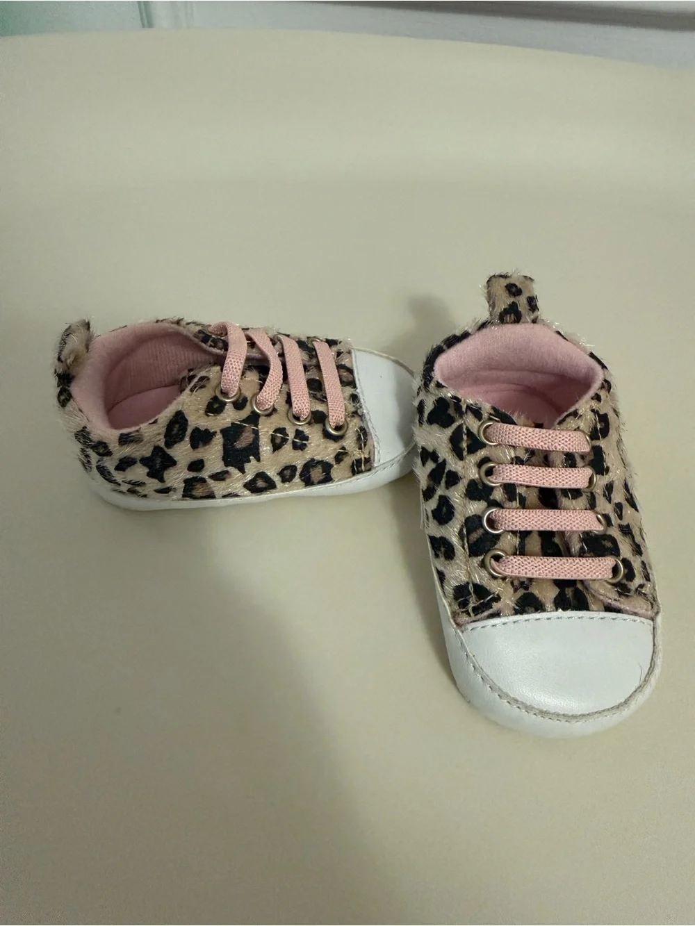 Leopard Print Baby Girl Sneakers